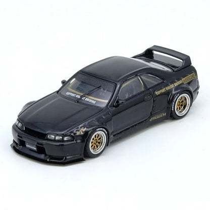 NISSAN SKYLINE GT-R (R33) PANDEM ROCKET BUNNY (BLACK) INNO64