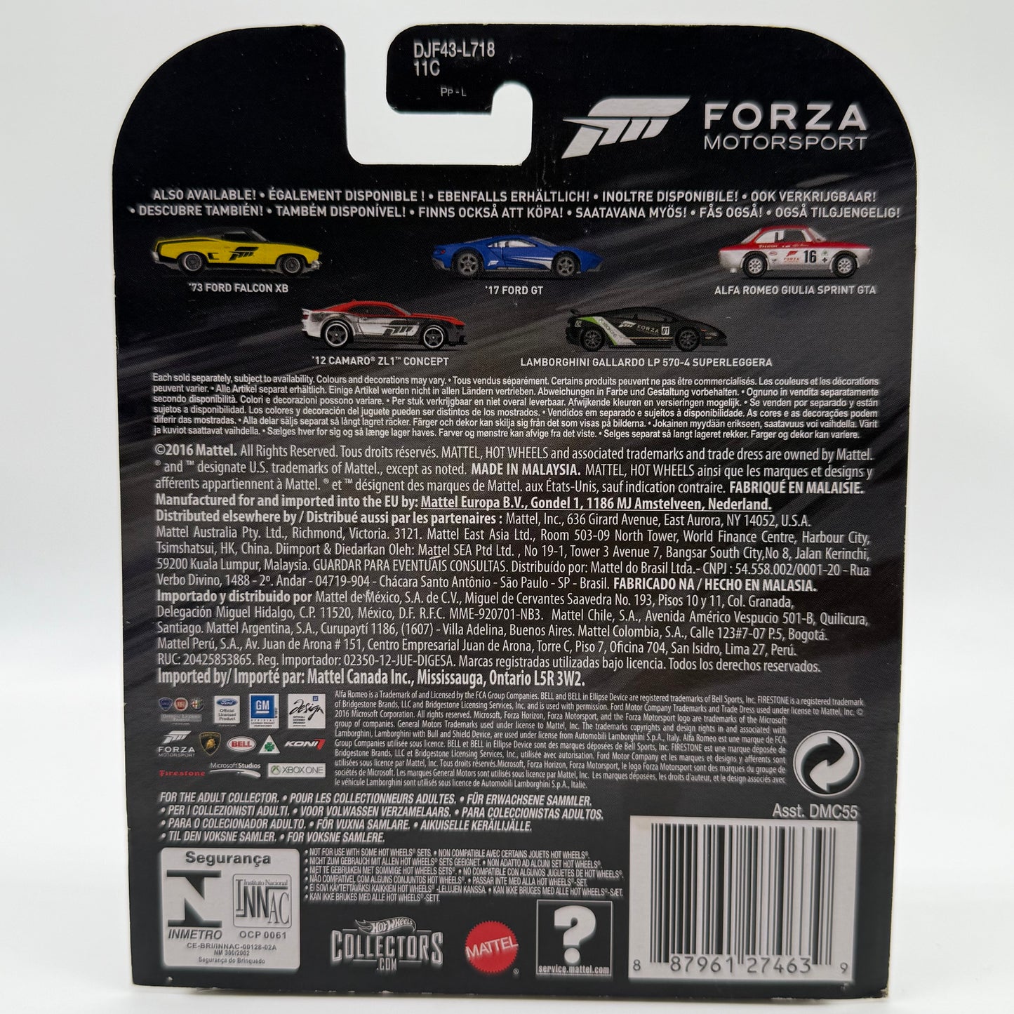 ‘73 Ford Falcon XB - FORZA MOTORSPORT 1/5 Hotwheels Premium 2016
