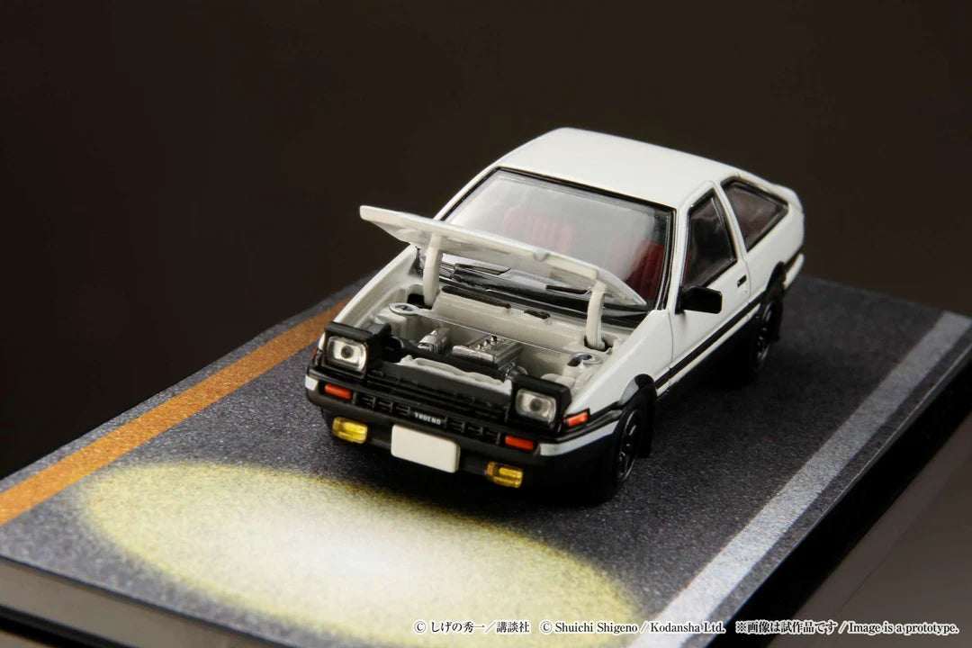 Toyota SPRINTER TRUENO (AE86) / INITIAL D Engine Mounted  - Hobby Japan 1:64