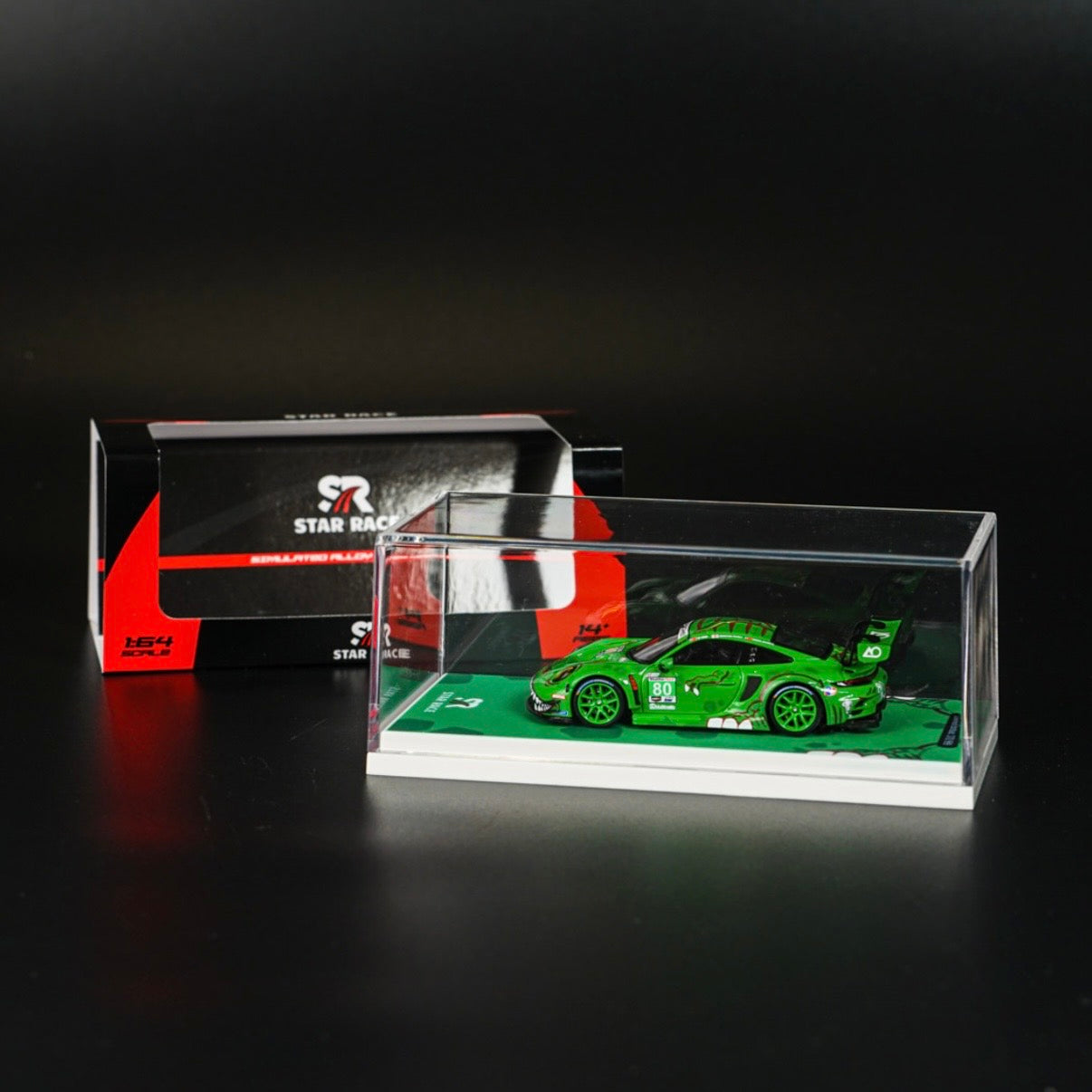 Porsche 911 GT3 R Rexy #80 Ao Racing - Star Race 1:64 *Limited to 999pcs*