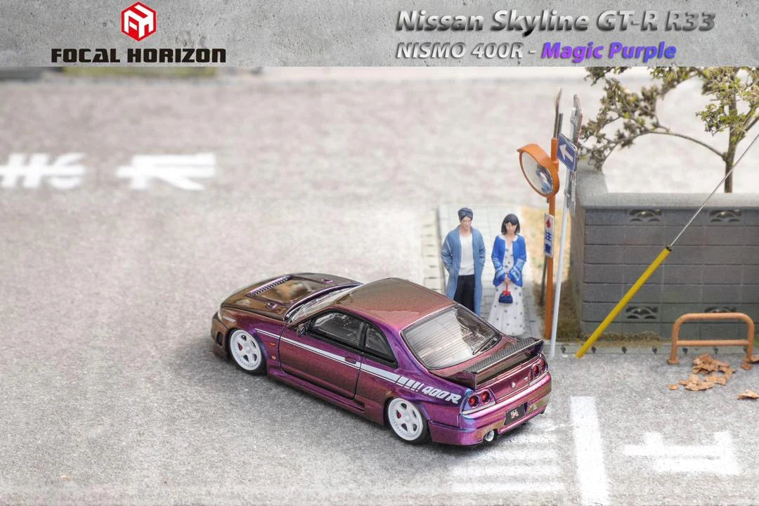Nissan Skyline R33 GTR Nismo 400R (Magic Purple) - LIMITED TO 999pcs Focal Horizon