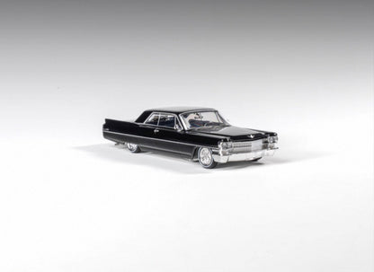 1964 Cadillac Coupe Deville Black - LOWRIDER (Posable) 97m 1:64