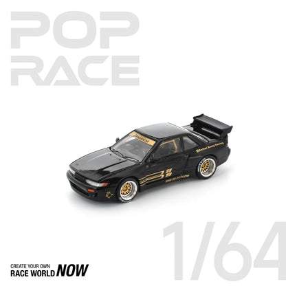 Pandem Nissan Silvia S13 BLACK Pop Race 1:64