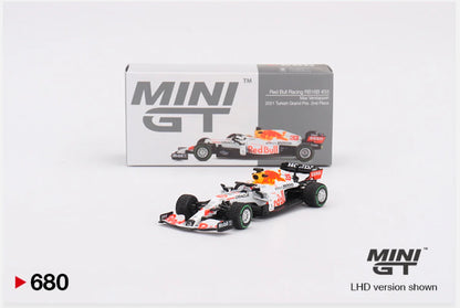 Max Verstappen #33 Red Bull Racing RB16B 2021 Turkish GP 2nd Place Mini GT