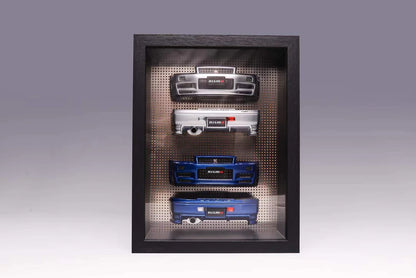 NISSAN SKYLINE GTR R34 2024 HEC BUMPER DISPLAY FRAME - MOTORHELIX 1:18
