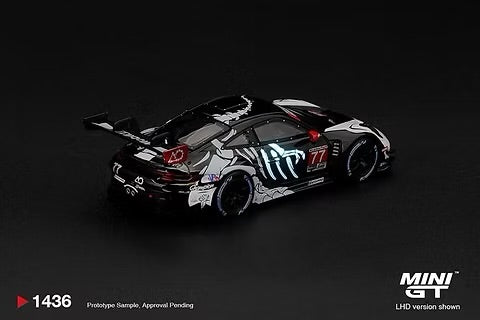 (Pre Order) Glow in the dark, AO Racing Porsche 911 GT3R “Skeleton Rexy”