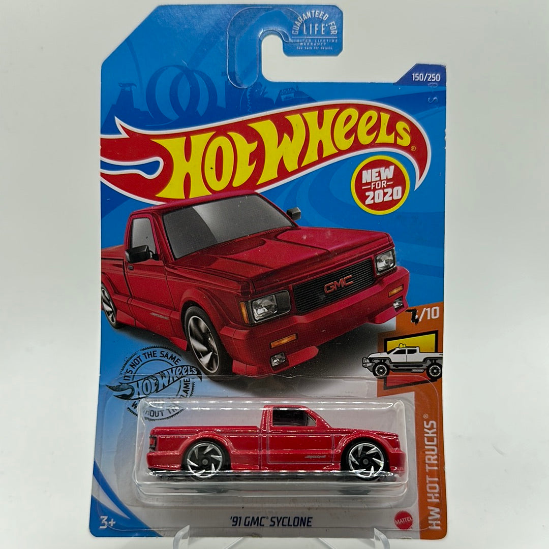 ‘91 GMC Cyclone - HW Hot Trucks 3/10 Hotwheels Mainline 150/250 *Bad C ...