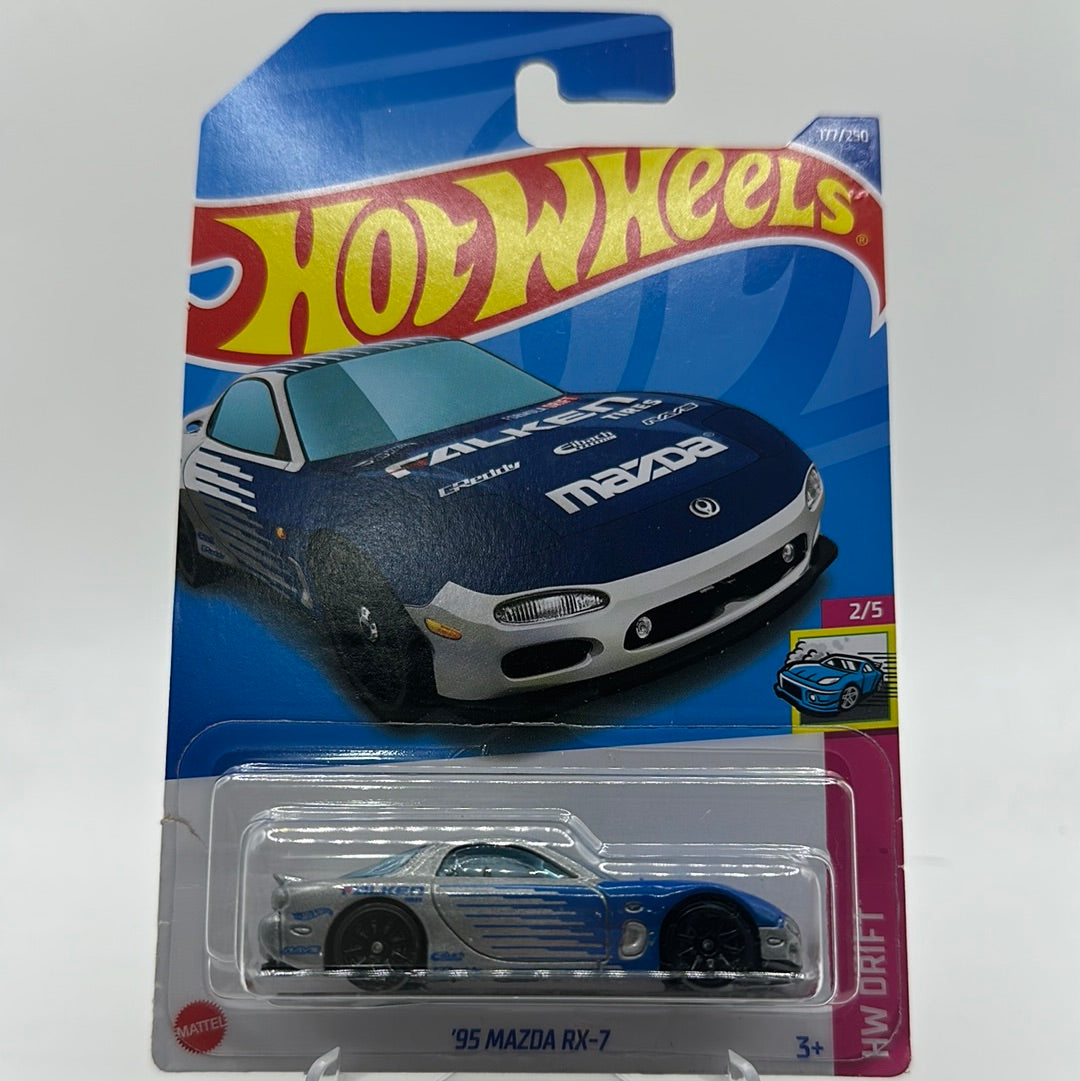 ‘95 Mazda RX-7 HW Drift 2/5 Hotwheels Mainline 177/250 Falken – Diecast ...