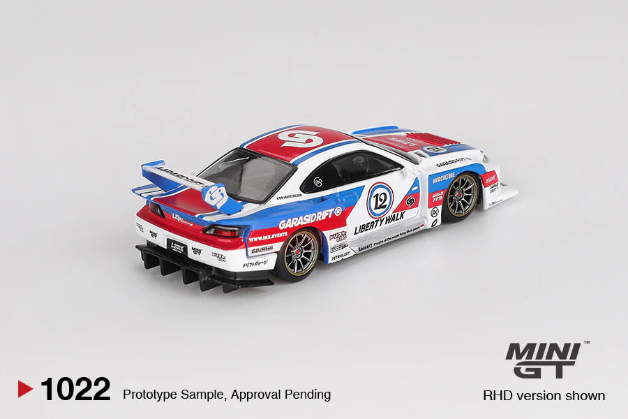 Nissan LB-Super Silhouette S15 SILVIA GARASIDRIFT x LBWK 2025 - MiniGT 1:64