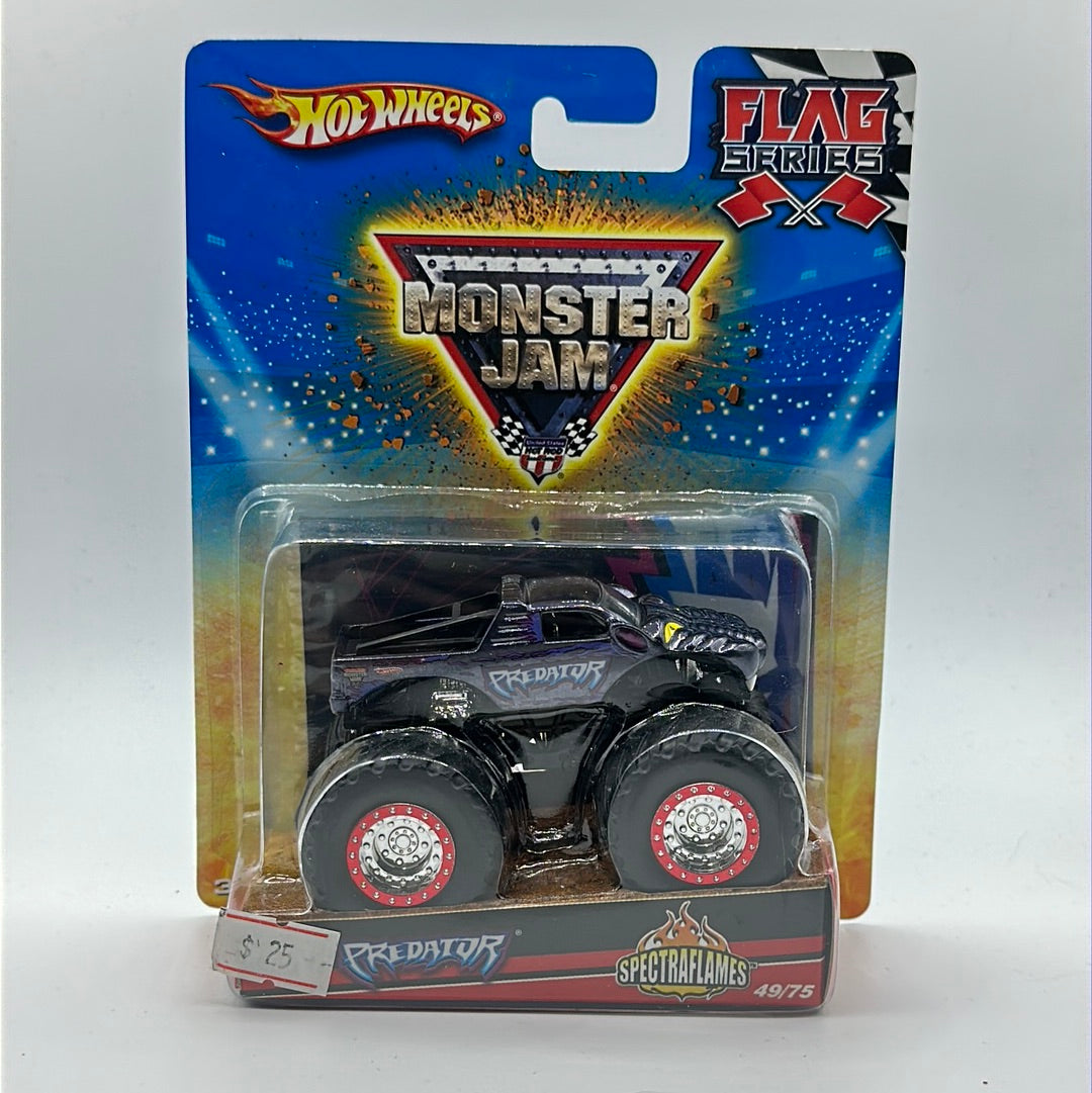 Predator - Spectraflames 49/75 FLAG SERIES Hotwheels Monster Jam 2009 ...