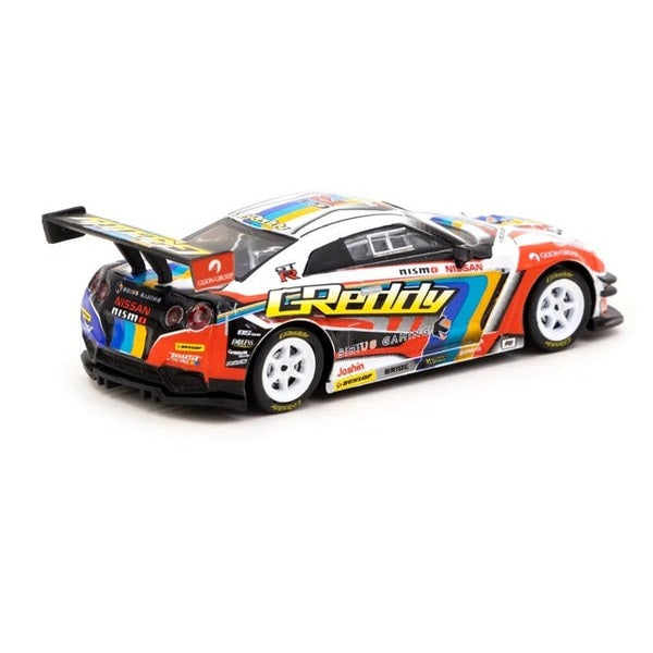 NISSAN GT-R R35 NISMO TRUST E-RACING TARMAC 1:64 (TW64-005-GDY)