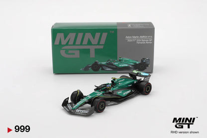 2024 FERNANDO ALONSO - BAHRAIN GP (#14 ASTON MARTIN) MINI GT F1 1:64