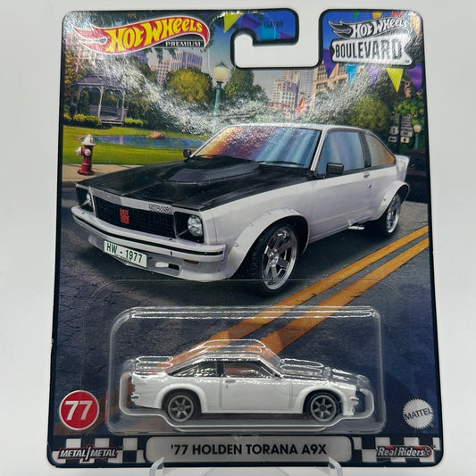 ‘77 Holden Torana A9X Boulevard #77 Hotwheels Premium *Check Condition*