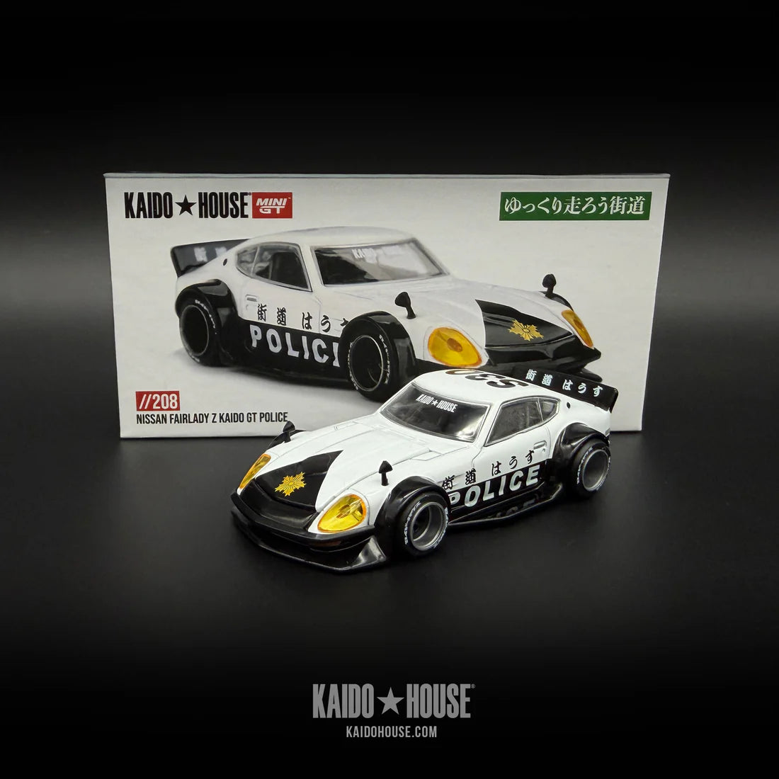 Nissan Fairlady Z Kaido Police - Kaido House MiniGT 1:64
