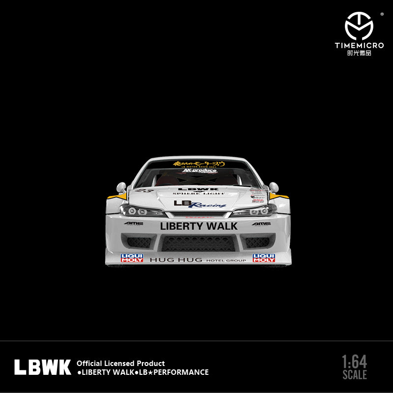 Nissan S15 LBWK Liberty Walk No.23 - *Limited to 2000pcs TimeMicro 1:64