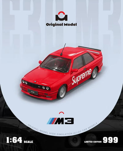 BMW E30 SUPREME LIVERY - ORIGINAL MODEL 1:64