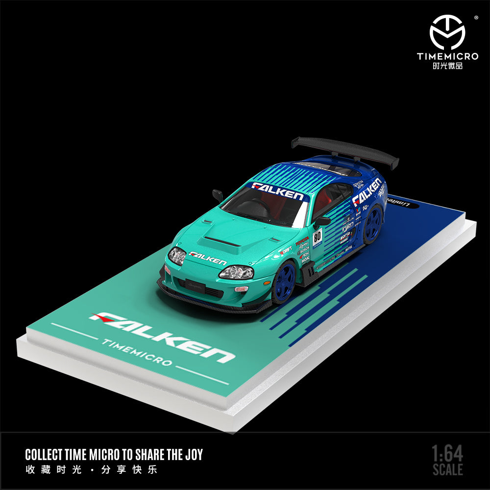 Toyota Supra A80Z FALKEN - *LIMITED TO 999pcs* TimeMicro 1:64