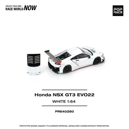Honda NSX GT3 EVO22 White – PR64-0280