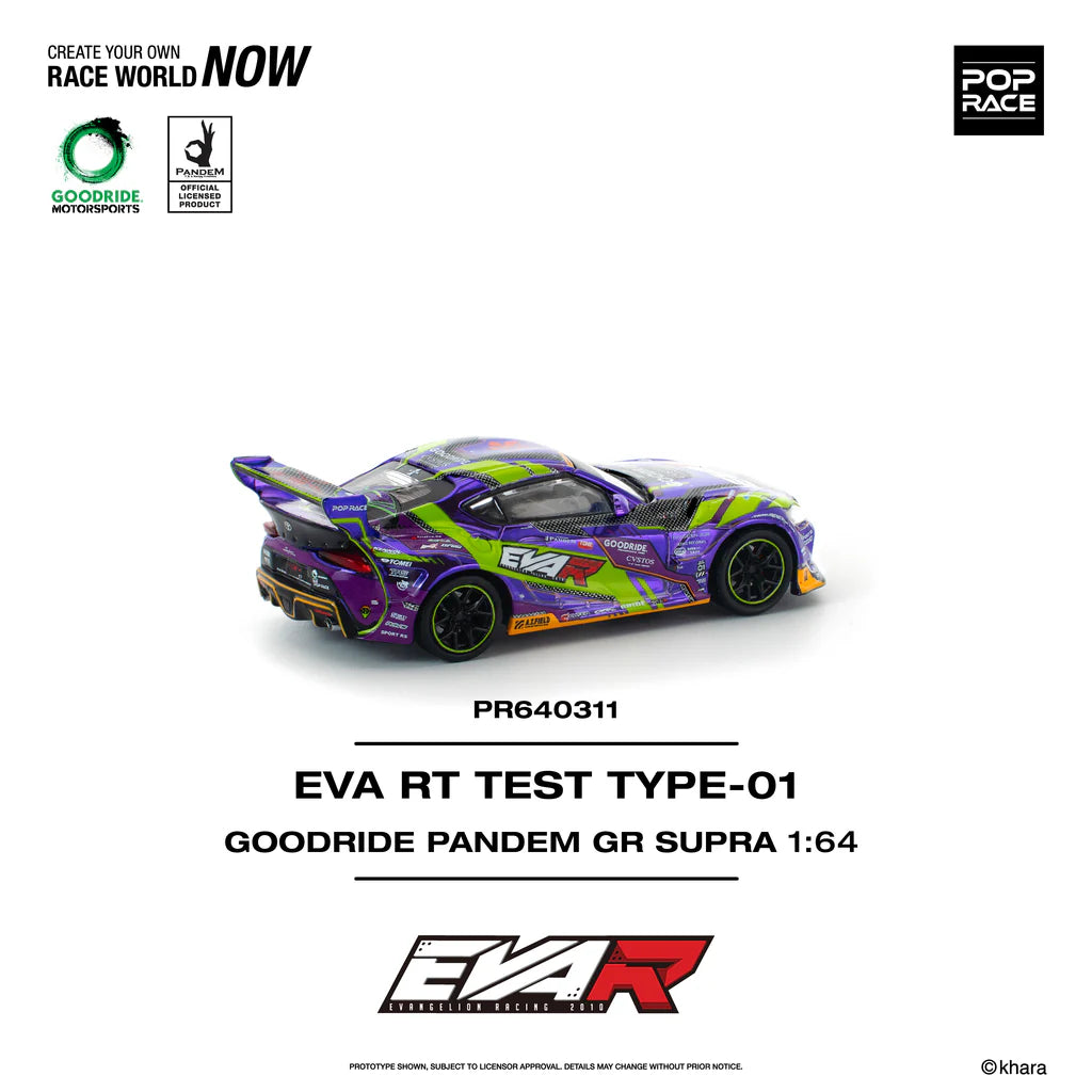 TOYOTA SUPRA (A90) PANDEM -- EVA RT TEST TYPE-01 GOODRIDE - POP RACE 1:64
