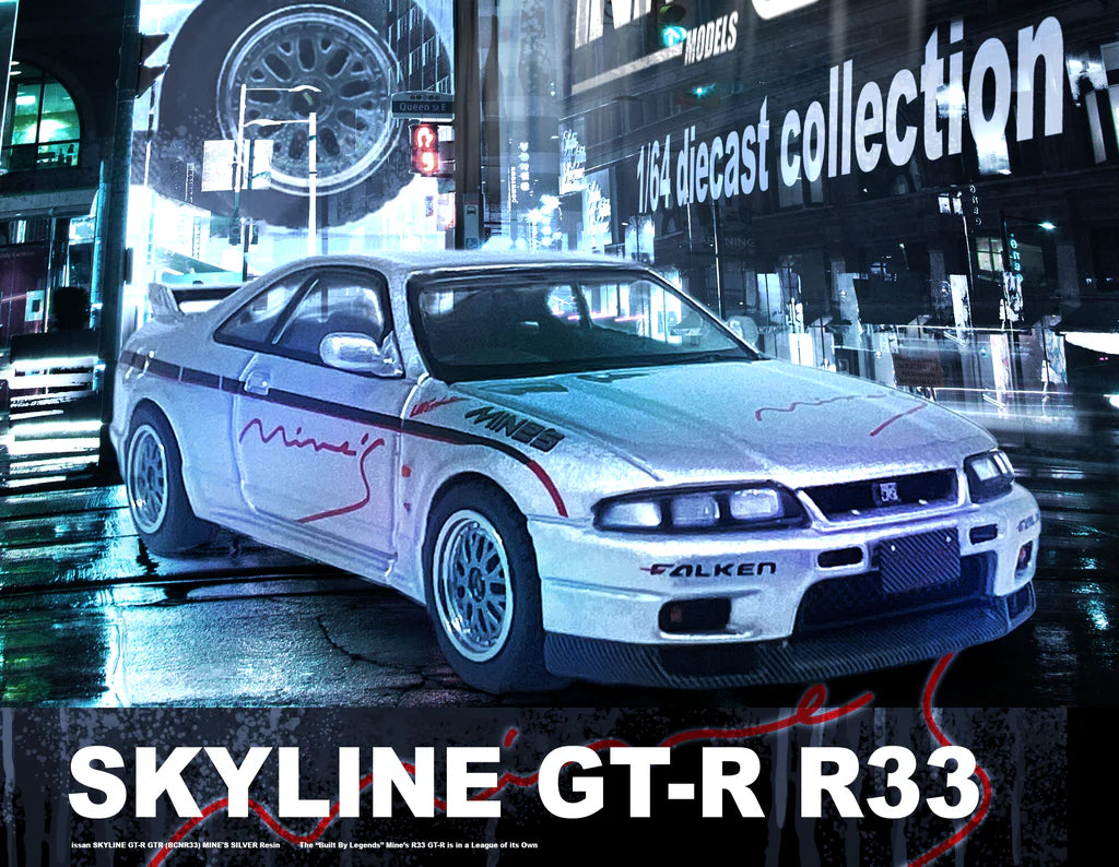 NISSAN SKYLINE GT-R (R33) TUNED BY MINE'S (SILVER) INNO64