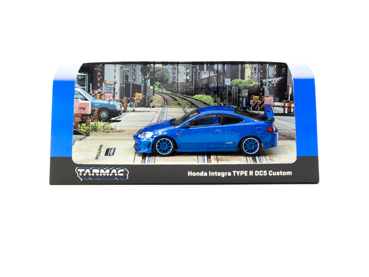 Honda Integra TYPE R DC5 Custom Blue Metallic - Tarmac Works ROAD64 1/64