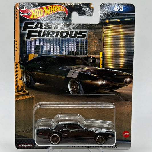 1971 Plymouth GTX The Fate of the Furious 4/5 Hotwheels Premium 1:64