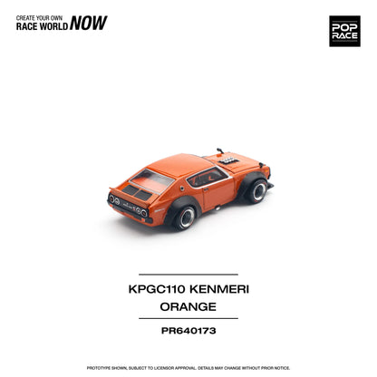 Nissan Skyline GT-R V8 Drift (Kenmeri) Orange - POP RACE