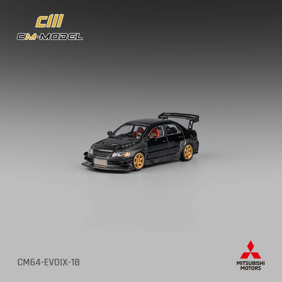 MITSUBISHI LANCER EVOLUTION IX CARBON - CM MODEL 1:64