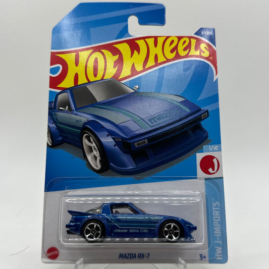 Mazda RX-7 HW J-Imports 1/10 Hotwheels Mainline 97/250