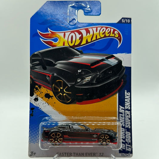 ‘10 Ford Shelby GT-500 Super Snake - Faster Than Ever 2012 5/10 Hotwheels Mainline 95/247