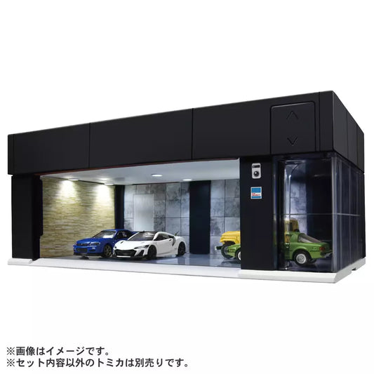 Takara Tomy Tomica GARAGE PREMIUM BLACK Edition with Honda NSX Type S JAPAN