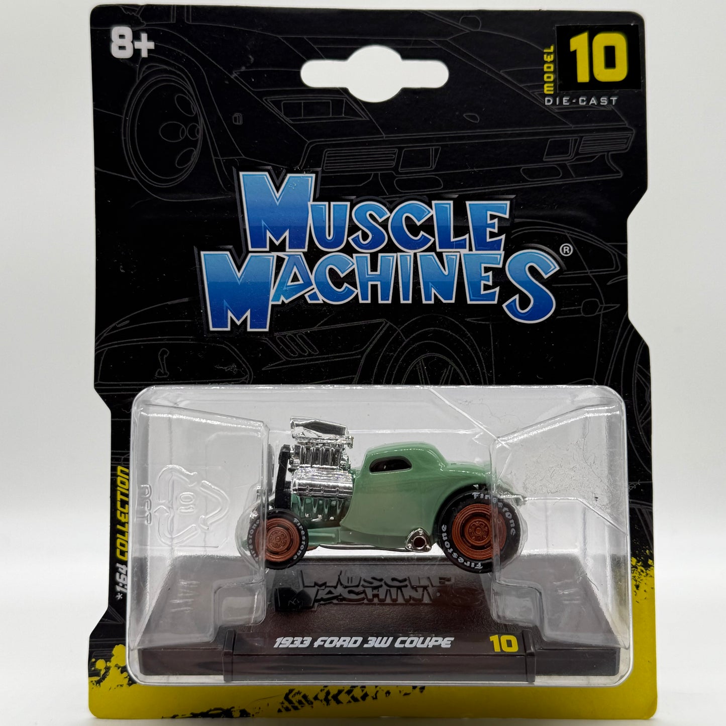 1933 FORD 3W Coupe Model 10 - Muscle Machines MAISTO 1:64