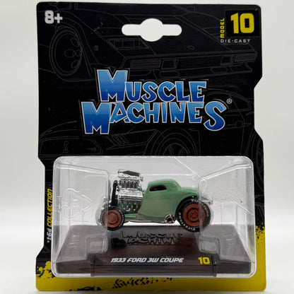 1933 FORD 3W Coupe Model 10 - Muscle Machines MAISTO 1:64