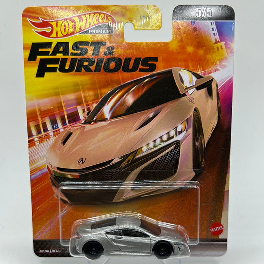 ‘17 Acura NSX Fast & Furious 5/5 Hotwheels Premium 1:64 Scale