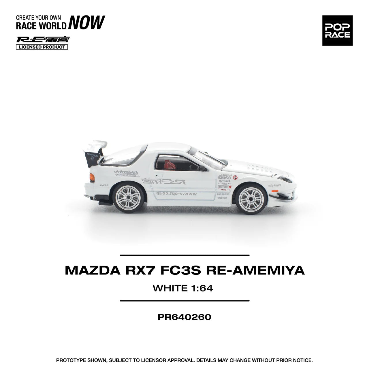 Mazda RX-7 FD3S RE-AMIMEYA Pop Race 1:64