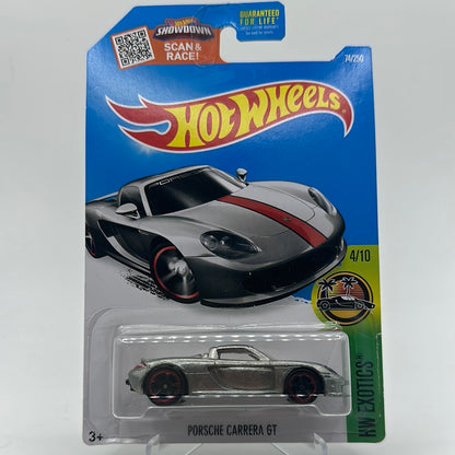 Porsche Carrera GT ZAMAC - HW Exotics 4/10 Hotwheels Mainline 74/250