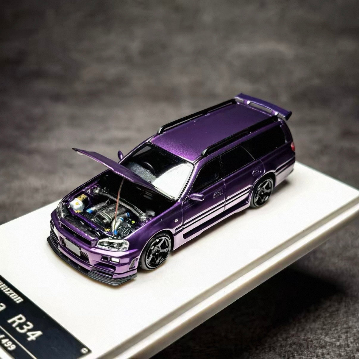 Nissan Stagea R34 Purple - LIMITED 499pcs Focal Horizon 1:64