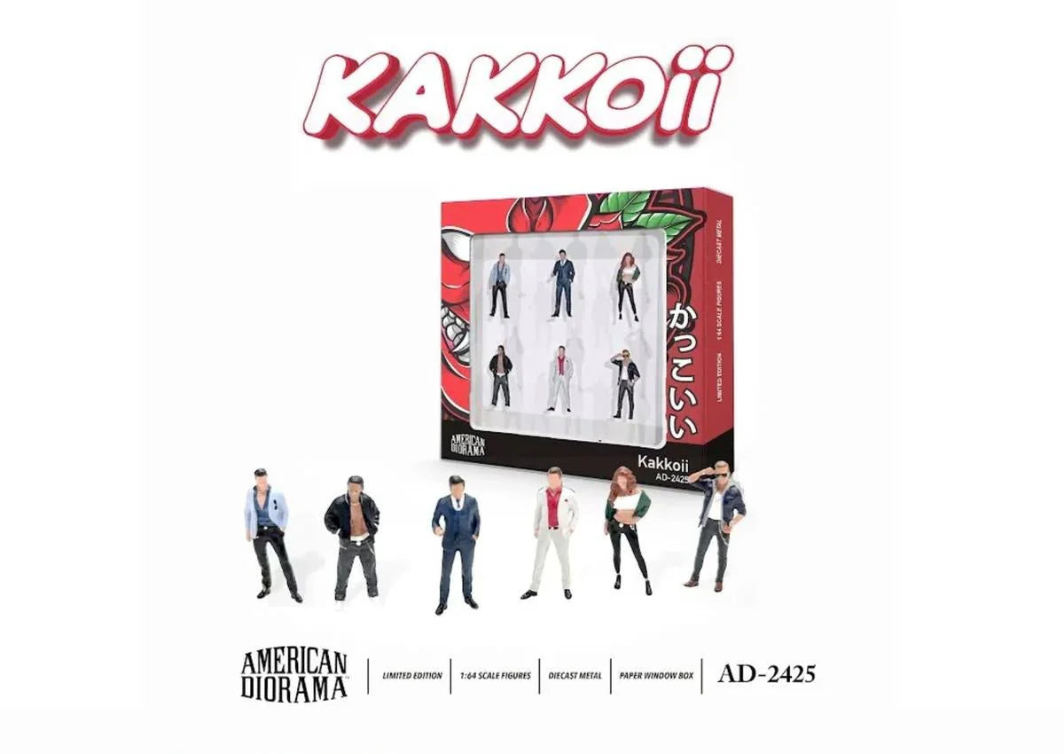 Figure Set Kakkoii American Diorama 1:64