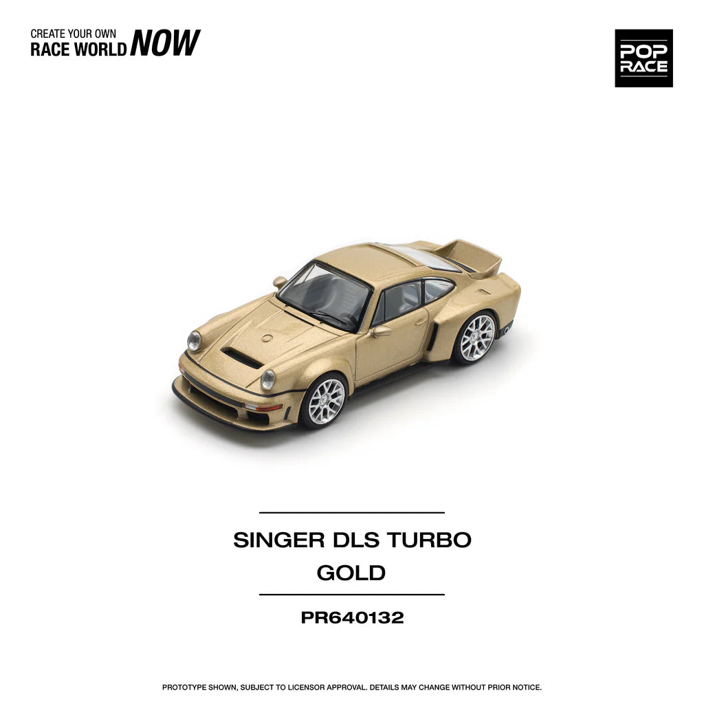 SINGER DLS TURBO (ROAD) "PORSCHE 934" (GOLD) POP RACE 1:64