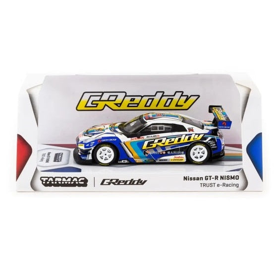 NISSAN GT-R R35 NISMO TRUST E-RACING TARMAC 1:64 (TW64-005-GDY)