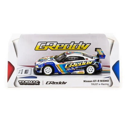 NISSAN GT-R R35 NISMO TRUST E-RACING TARMAC 1:64 (TW64-005-GDY)