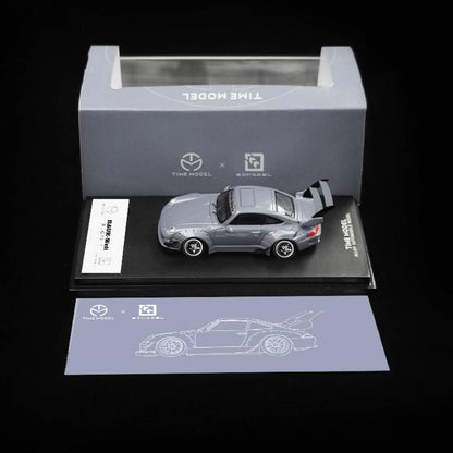 Porsche 911 993 RWB Supreme Gray - Time Model 1:64 Limited to 2020pcs