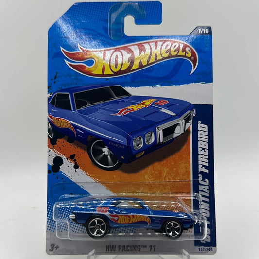 ‘69 Pontiac Firebird T/A - HA Racing 11 7/10 Hotwheels Mainline 157/244