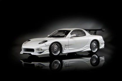 Mazda RX7 Veilside GT WING White *Limited to 299pcs - Mortal 1:64