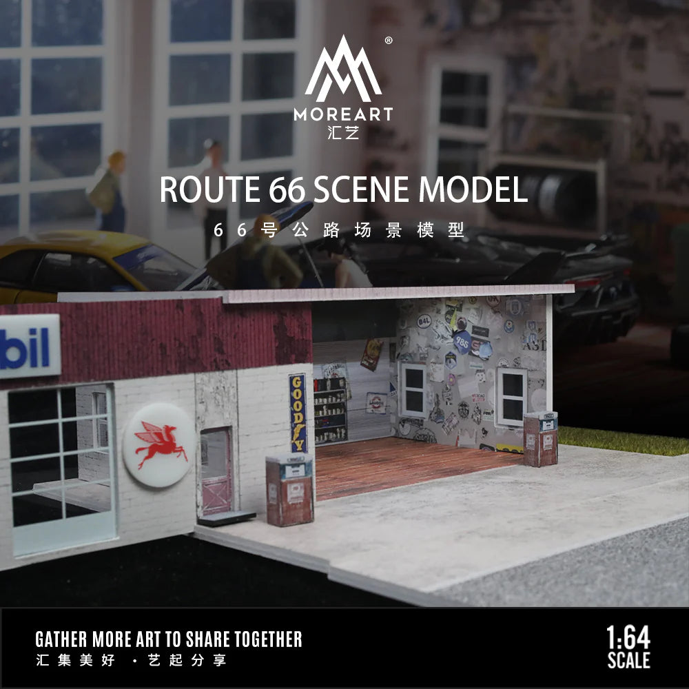 ROUTE 66 SCENE MODEL MO936405 - MOREART 1:64