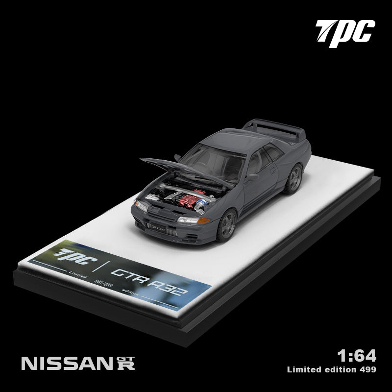 Nissan GTR R32 Gun Gray *Limited to 999Pcs* - TPC 1:64