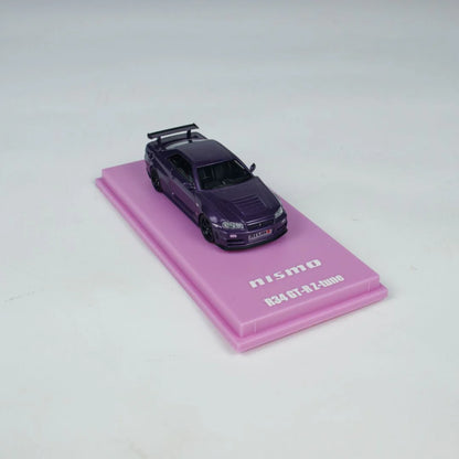 NISMO R34 GT-R Z-TUNE PURPLE MOTN BEIJING HOBBY EXPO CHINA 2025 EXCLUSIVE - KYOSHO 1/64