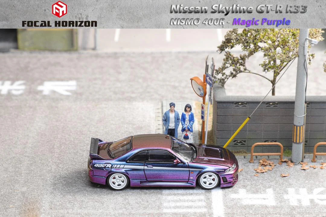 Nissan Skyline R33 GTR Nismo 400R (Magic Purple) - LIMITED TO 999pcs Focal Horizon
