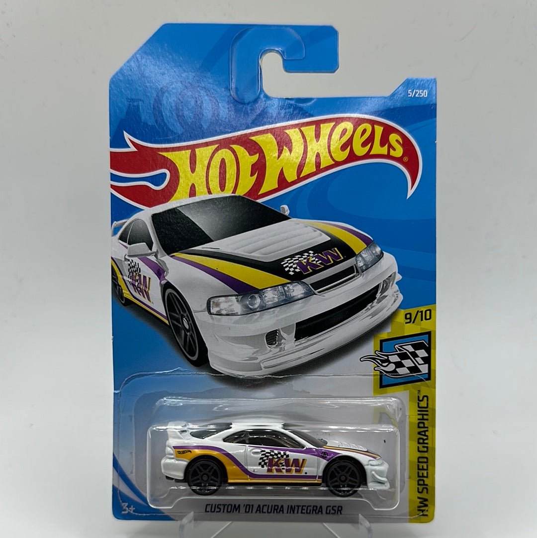 Custom ‘01 Acura Integra GSR HW Speed Graphics 9/10 Hotwheels 5/250