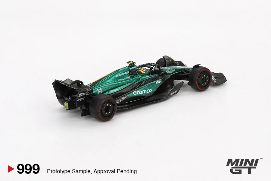2024 FERNANDO ALONSO BAHRAIN GP) #14 ASTON MARTIN  - MINI GT F1 1:64